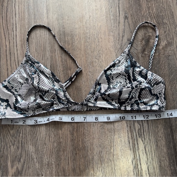 NWOT Bond Eye Metallic Snakeskin Bikini - Picture 11 of 13